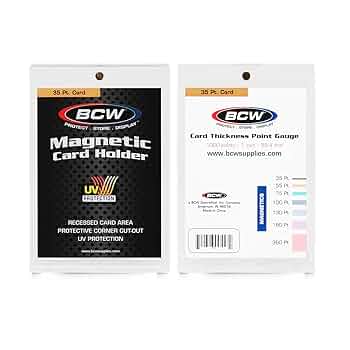 35pt マグネットホルダー　カードケース　30枚❗️ Amazon.co.jp: マグネットローダー マグネットホルダー カード